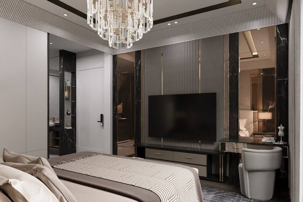 Thiết kế căn hộ The Emerald Boulevard Phòng ngủ căn hộ The Emerald Boulevard